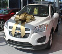 30" Magnetic Car Bow - Made in USA (Gold)