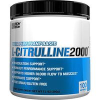 Evlution Nutrition L-Citrulline2000, Ultra-Pure Plant-Based Citrulline Powder Supplement, Enhance Muscle Strength and Vascularity, Powerful NO Booster (100 Servings)