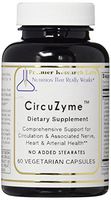 CircuZyme TM, 60 Capsules, Vegan Product - Nutraceutical Circulation Formula for Comprehensive Support for Circulation and Associated Nerve, Heart and Arterial Health