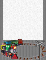 Children Choo Choo Train Stationery Printer Paper 26 Sheets