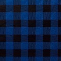 Lumberjack Plaid Tissue Paper - 20" X 30" - Royal/Black - Package 240