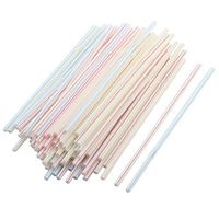 uxcell® Plastic Birthday Party Wedding Camping Disposable Bendy Drinking Straw 100pcs