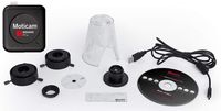 Microscope Camera (CMOS) for Education & Routine Microscope Work | Eyepiece Adapters, Cables and Software (Windows + Mac) Included | Moticam 1.0 - By Motic