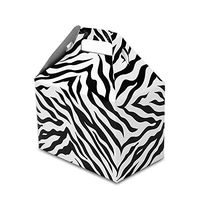 Zebra Gable Boxes 9" X 6" X 6" | Quantity: 10