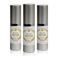 Anti Wrinkle serum hyaluronic - NUTRA PEPTIDE Eye SERUM - Eye Dark Circles Puffiness - 3 Bottles