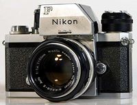 NIKON F BODY W/ 50MM F/1.4 LENS AND AS1 ACCESSORY SHOE