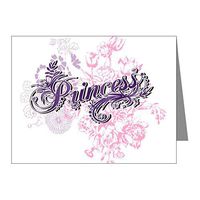 Note Cards (10 Pack) Purple Princess Floral