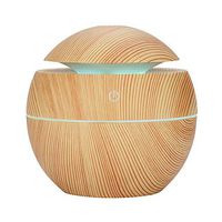 Tootwo Mini USB Aromatherapy Oil Aroma Humidifier Diffuser 130ml (Yellow)