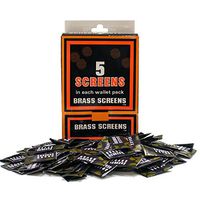 50 (10x5) Brass Pipe Screens 19MM - Premium Quality Tobacco Pipe Screen Filters