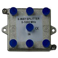 On-Q/Legrand 6-Way Vertical Coax Splitter, 1 GHz