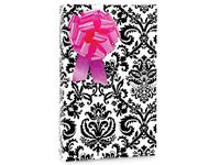 Classic Designs Gift Wrap - Black Flourish 24"x417' Gift Wrap Counter Roll (1 roll) - Wraps -A3335H24