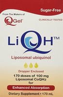 Liquid QH Liposomal Ubiquinol 100mg (Ultimate Absorption, Stabilized, Non-Flavored, Sugar-Free) 170 ml bottle (170 servings)