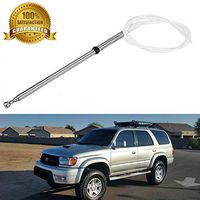86337-35111 Power Antenna Mast For 1996-2002 Toyota 4 Runner, 1998-2005 Toyota Hilux, 1996-2002 Toyota Prado Power Aerial AM FM Radio Antenna Mast Replacement Cord Cable 12 Months Warranty