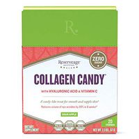 Reserveage, Collagen Candy to Support Healthy Skin and Nails and Promote Collagen and Elastin Production, Paleo and Keto, Sour Apple, 2.3 Ounces (20 Servings)