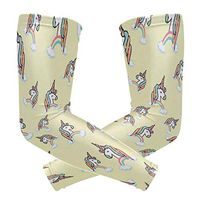 Anyangquji Raibow Unicorn Arm Sleeve Protectiv for Man Elbow Brace for Arthritis (1 Pair)