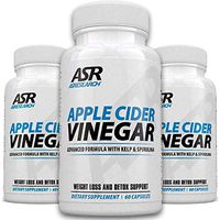 AS Research Apple Cider Vinegar Plus - Extra Strength Detox, Cleanse, Weight Loss - 90 Capsules