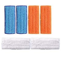 VideoPUP Replacement Reusable Mopping Pads Pack of 6 Compatible with Irobot Braava Jet 240 241（2 Wet Mop Pads 2 Slightly Wet Mop Pads and 2 Dry Sweep Pads）