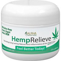 Organic Hemp Extract Pain Relief Cream Plus Arnica and MSM