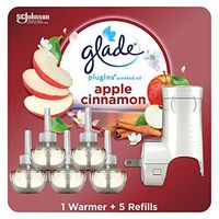 Glade PlugIns Refills Air Freshener Starter Kit, Scented Oil for Home and Bathroom, Hawaiian Breeze, 3.35 Fl Oz, 1 Warmer + 5 Refills