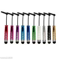 10 Multicolor Small Mini Capacitive Stylus Touch Screen Colored Pen For Apple iPhone, iPad, Samsung, HTC, Galaxy