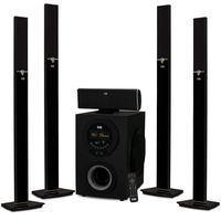 Acoustic Audio AAT3003 Tower 5.1 Home Theater Bluetooth Speaker System with 8" Powered Subwoofer