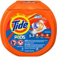 Tide PODS Original Scent Laundry Detergent,Works in traditional and HE washer, 42 count, 37 oz