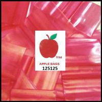 1,000 RED 1.25x1.25 2mil Apple Brand Ziplock Bags 1.25" 125125 1.25 X 1000 Baggies