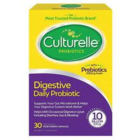 Culturelle Daily Probiotic, 30 count Digestive Health Capsules | Works Naturally with Your Body to Keep Digestive System in Balance* | With the Proven Effective Probiotic† | Packaging May Vary