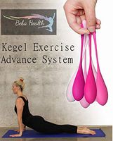 Premium Silicone Kegel Balls for Tightening Women Bladder Control Pelvic Floor Labor Prep Recovery Doctor Recommended Weights Exercise Beginners Advanced Training Set Kit Ben Wa Exerciser