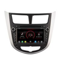 Autosion Android 9.1 Car DVD Player GPS Stereo Head Unit Navi Radio Multimedia WiFi for Hyundai Accent Verna 2011 2012 2013 2014 2015 2016 2017 Support Steering Wheel Control