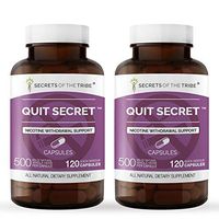 Secrets Of The Tribe - Quit Secret, Nicotine Withdrawal Support, Herbal Supplement Blend (2x120 Capsules)
