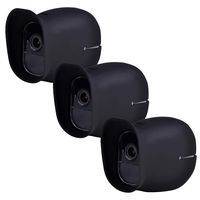 Tectra Set of 3 Skins Covers Protection for Arlo Pro and Arlo Pro 2 Mible Smart Security Camera Accessories (Black)