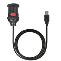 12 Volt Light Bulb Socket With 8'(2.5M) Wire-On Off Switch For Low Voltage Lighting E26 Medium Base USB Plug Connector 12V 6V Battery Power Bank Portable Camping DIY Project Lamp 8 Feet Long LED RV