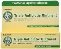 Dr. Sheffield's Triple Antibiotic Ointment .33 ounce tube (6 Pack)