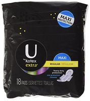 Kotex Pads, Maxi, Regular 18 pads