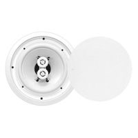 5.25" Ceiling Wall Mount Speakers - 2-Way Weatherproof Full Range Woofer Speaker System Flush Design w/ 65Hz-22kHz Frequency Response 200 Watts Peak & Template for Easy Installation - Pyle PWRC52