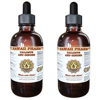 Calamus and Ginger Liquid Extract, Organic Calamus (Acorus Calamus) and Organic Ginger (Zingiber officinalis) Dried Root Tincture Supplement 2x4 oz