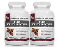 #1 Rated Forskolin Extract for Weight Loss, 250mg Two 90 Count Bottles, 20% Extract of Pure Coleus Forskohlii, Ideal Diet and Athletes Formula, Promotes Lean Body Mass, US MFD, Free Shipping