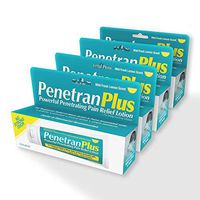 Penetran Plus Pain-Relief Lotion - 2.5oz - Mild Lemon Scent (Relief of Arthritis, Bursitis, Fibromyalgia, Back Aches, Joint Pain, Muscle Aches, Golfer & Tennis Elbow) - 4 Pack