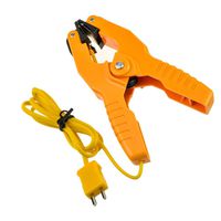 Leaton Pipe Clamp Temperature Flat Lead for K-Type Probe Thermocouple Sensor in Temperature Range From -40~200°C/393°F