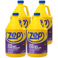 Zep Stain Resistant Floor Sealer 128 Ounce ZUFSLR128 (Case of 4) Durable, Long Lasting Seal
