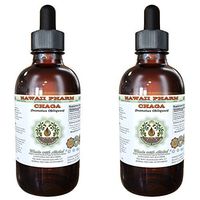 Chaga Alcohol-Free Liquid Extract, Chaga (Inonotus obliquus) Whole Mushroom Dried Glycerite Hawaii Pharm Natural Herbal Supplement 2x2 oz