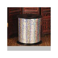 Balloons Ribbons Laser Ribbon for Party Birthday Gifts Packing Wedding Foil Satin Ribbons Accessories,Silver 5mmx250Yard