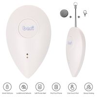 Key Finder Tracking,Bluetooth Tracker, Bluetooth keys Tracker, Wallet Key Bag Pet Dog Tracer Locator Alarm Patch GPS Locator for iOS/ iPhone/ iPod/ iPad/ Android (white)