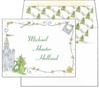 Dragons and Castles Printable Note Cards