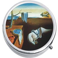 Melting Clocks Salvador Dali Medicine Pill Box