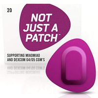 NOT JUST A PATCH – G5 G4 Dex-com CGM Adhesive Patch – Libre Sensor Patches – Miao-Miao Freestyle Adhesive Patches – Hypoallergenic Waterproof Adhesive – 20 Pack CGM Patches for Diabetic – Purple