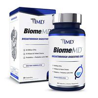 1MD BiomeMD Probiotics - 62 Billion CFUs, 15 Clinically Studied Strains - Probiotics with Prebiotics with HMO | Doctor-Formulated for Optimal Digestive Health | 30 Capsules