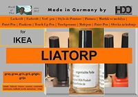 Q-Pen HDO Touch Up Paint for IKEA Liatorp grey gray gris