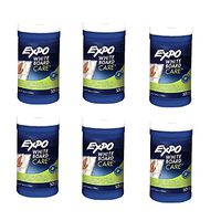 Expo - Marker Board Towlettes - Disposable Wet Wipes, 6 Pack